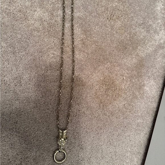 Chicos long Necklace with Enamel Giraffe Rhinestone Embellished Pendant - Picture 8 of 11